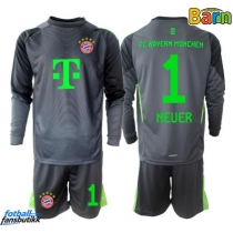Bayern Munich Manuel Neuer #1 Keeper Bortedraktsett Barn 2025-26 Langermet (+ Korte bukser)